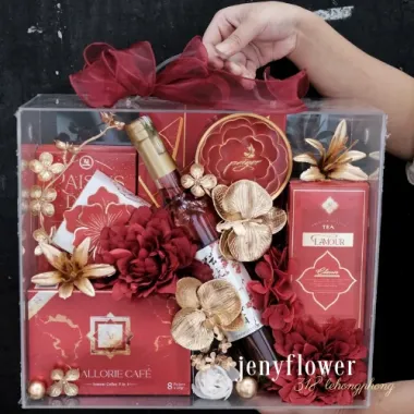 Giỏ Quà Đỏ Phú Quý