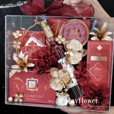 Giỏ Quà Đỏ Phú Quý