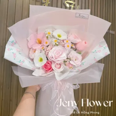 Bó Sáp Phối Nhỏ Hồng: Món Quà Tinh Tế & Vẻ Đẹp Vĩnh Cửu Cho Mọi Dịp