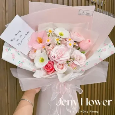 Bó Sáp Phối Nhỏ Hồng: Món Quà Tinh Tế & Vẻ Đẹp Vĩnh Cửu Cho Mọi Dịp